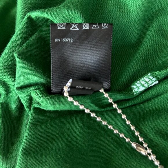 Amiri Green & White MA Core Logo T-Shirt - Picture 5 of 5